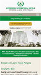 Mobile Screenshot of evergreenlaurelhotelpenang.com