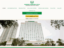 Tablet Screenshot of evergreenlaurelhotelpenang.com